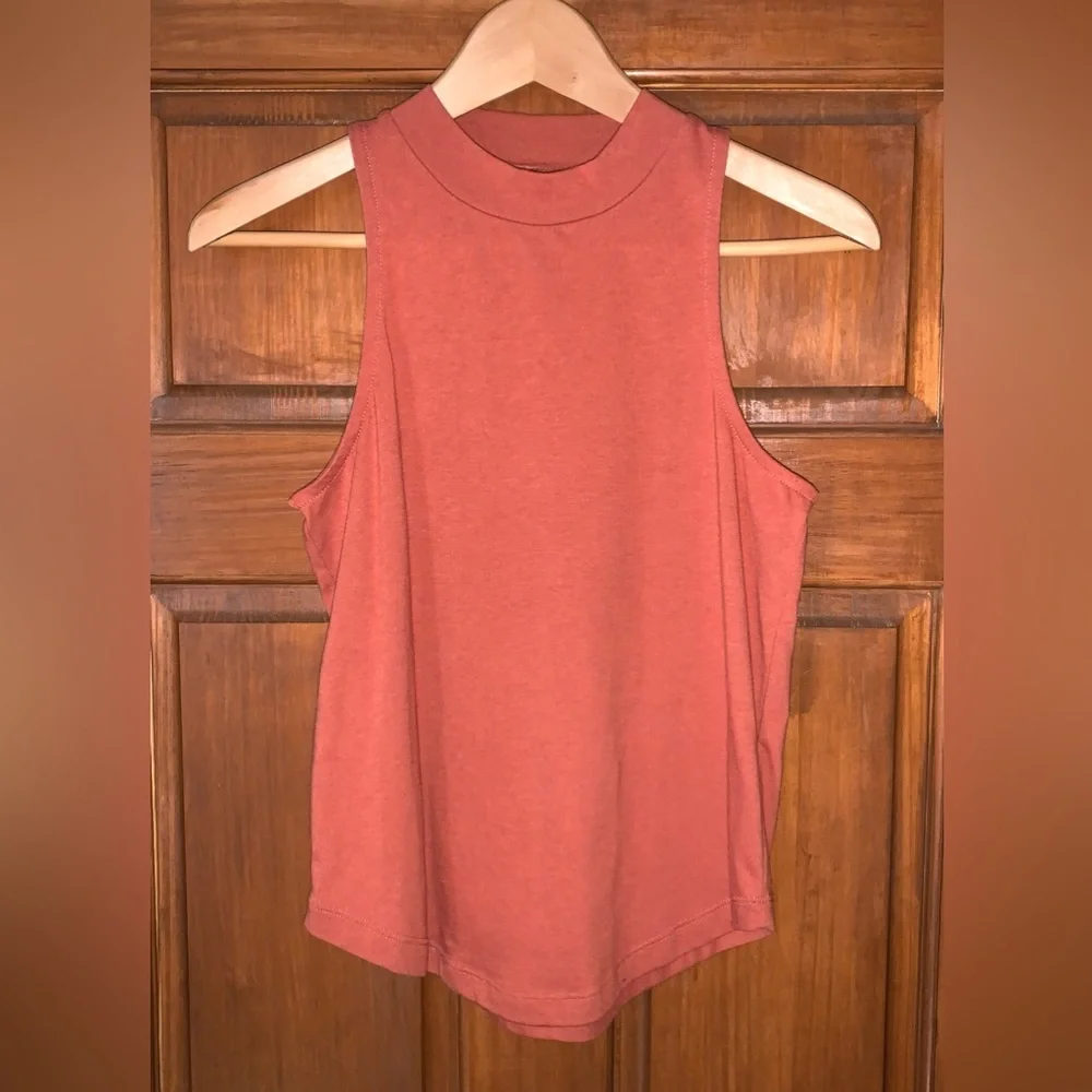 MADEWELL Mockneck Shirttail Tank Top Sleeveless XS 0 - Picture 6 of 9